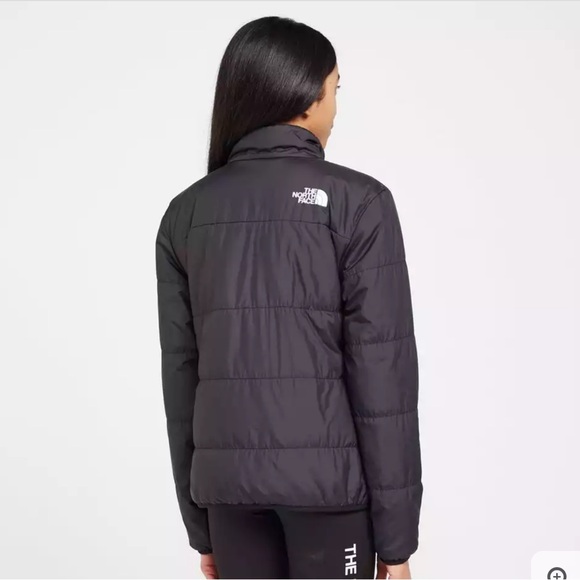 NWT North Face Girls Mossbud Reversible Jacket in Black Warm Classic - Picture 6 of 13